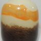 Murano/vintage multicolor glass flower vase