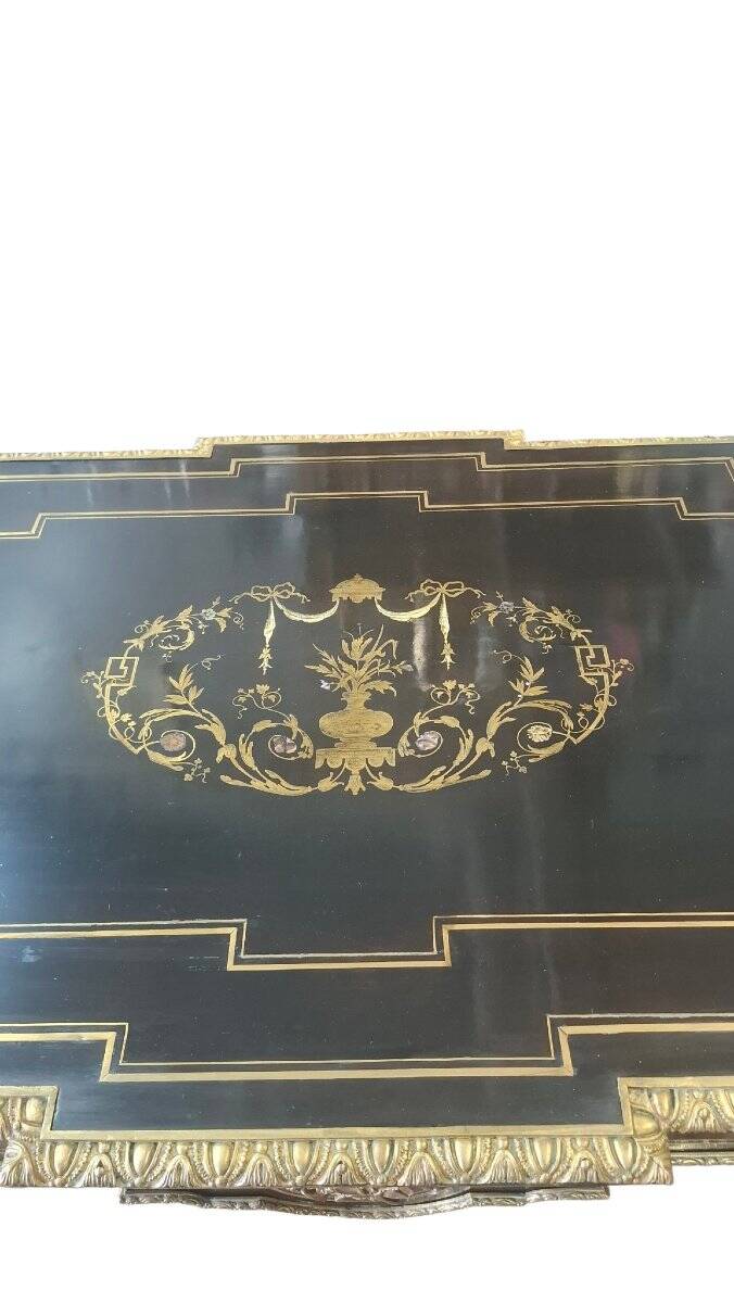 Table de milieu Boulle Napoléon III
