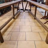 Pair of oak benches