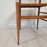 1950s vintage chair, hand-woven chiavarina