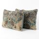 Set of 2 vintage Turkish cushion covers 41x61 cm