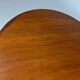 Danish teak round dining table extendable vintage design