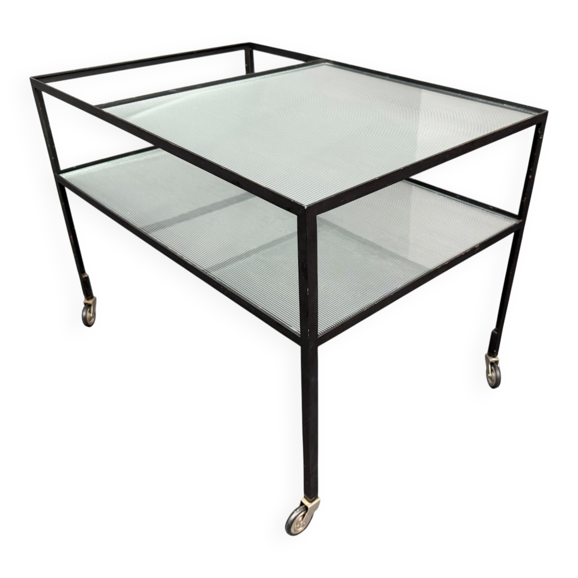 Bar cart / serving cart by Herbert Hirche for Christian Holzäpfel, Germany, 1960s