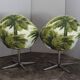 Set of Swivel Armchairs, 1960s