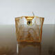 Champagne resin wall lamp