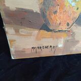 Margueray painting "Flowers and Apples"