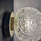 wall light composed of a vintage globe