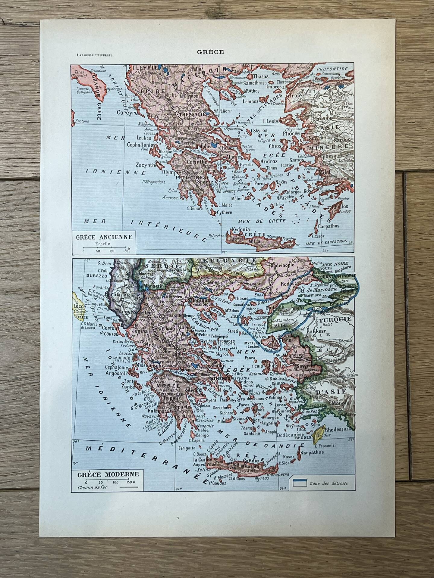 Map of Greece - 20x29cm
