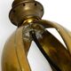Pair of large extraordinary heavy Mid Century brass table lamps