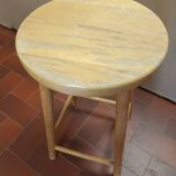 Beech wooden stool