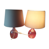 Set of 2 table lamps or bedside design * tbe