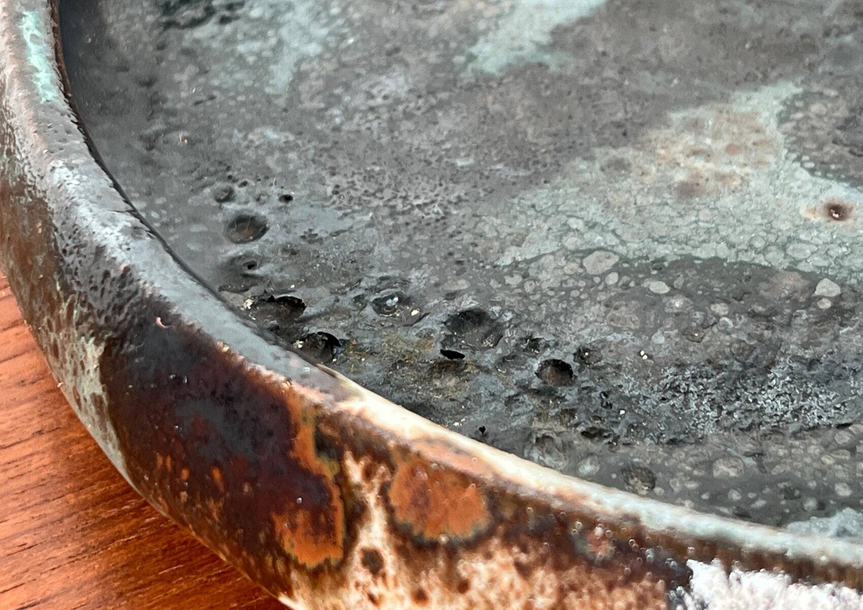 Bowl by Studio of Danish Brutalist Mid-Century Pottery by Jim & Henny Waldorff, Svaneke, Bornholm, 1960s