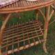 Vintage rattan living room for children 70s