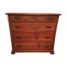 Commode meuble sapin XIXe siècle 4 tiroirs