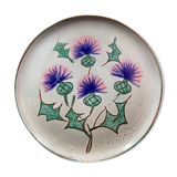 Decorative earthenware plate