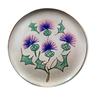 Decorative earthenware plate