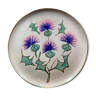 Decorative earthenware plate