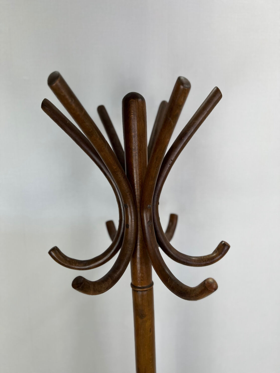 Wooden coat rack