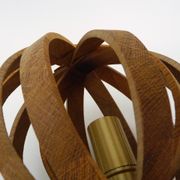 Modular lamp design in wood ENAOL