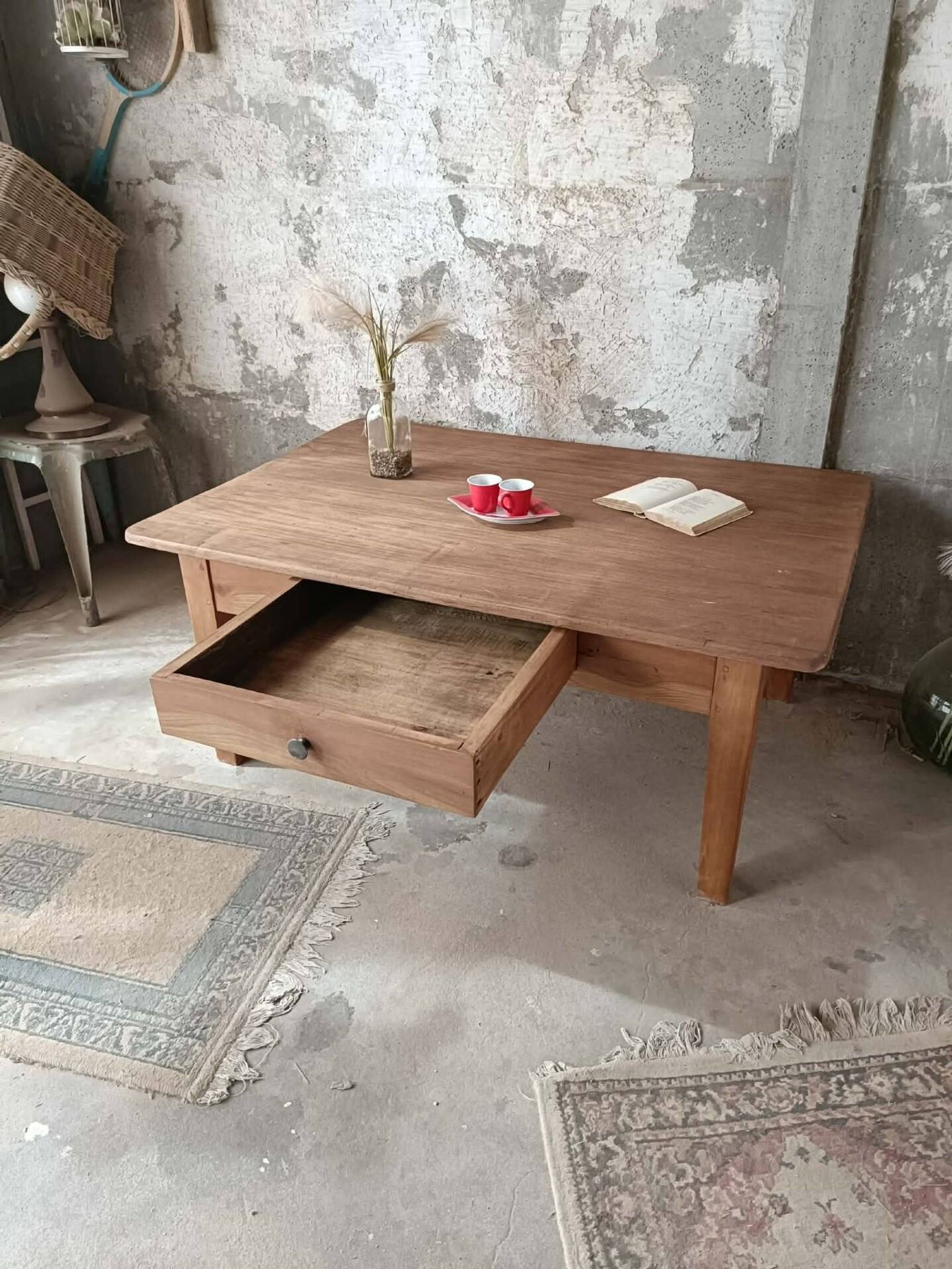 Table basse de ferme 