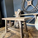 Console chêne massif ancien centenaire