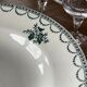 4 assiettes creuses St Amand terre de fer