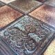 Vintage coffee table in wood and ceramic from the 70s