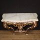 French lacquered and painted console in Louis XV style