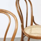 Chaise de bistrot vintage en bois courbé