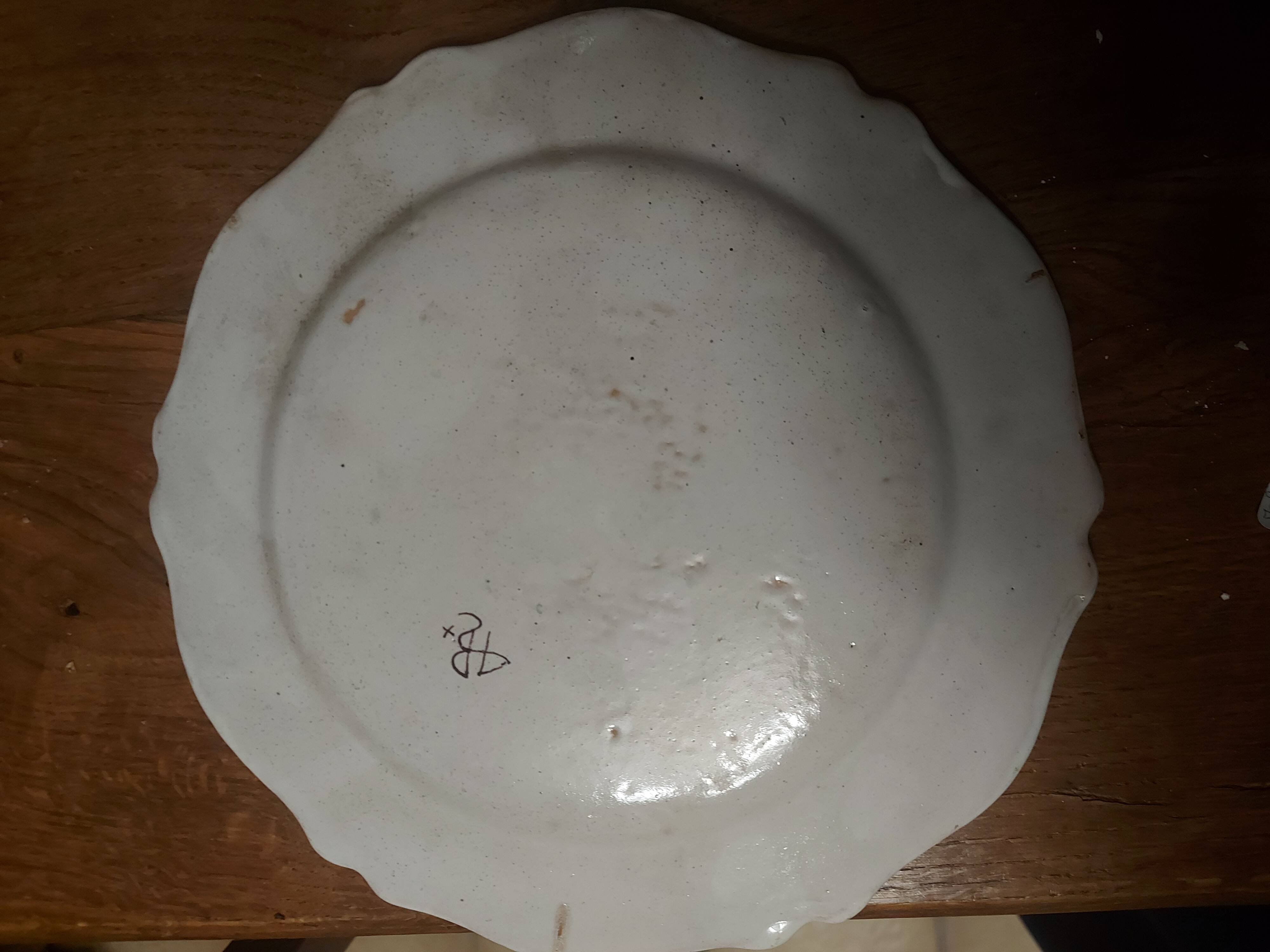 Assiette Mallicorne Pouplard Beatrix fin xix