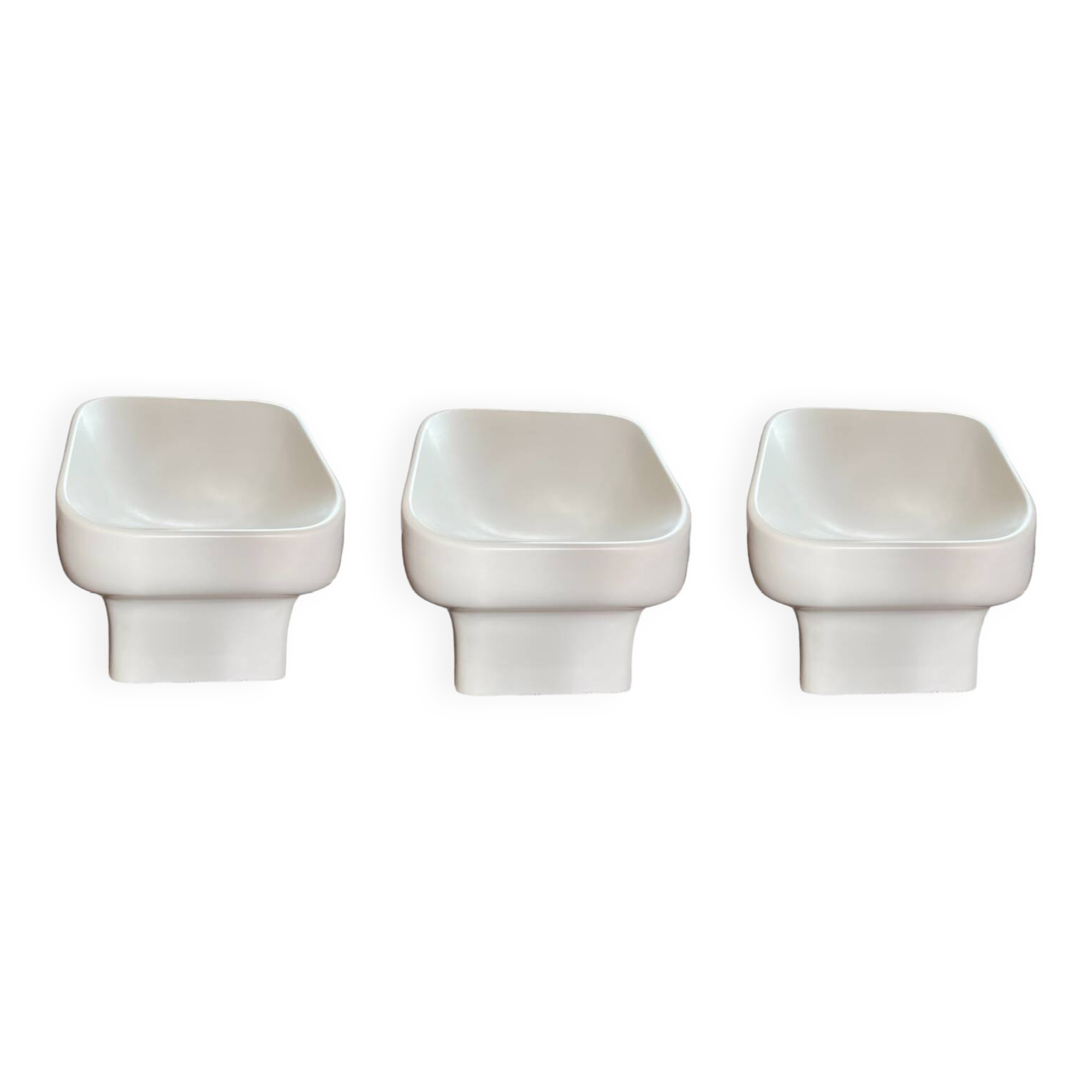 Chaises en fibre de verre du milieu du siècle par Douglas Deeds