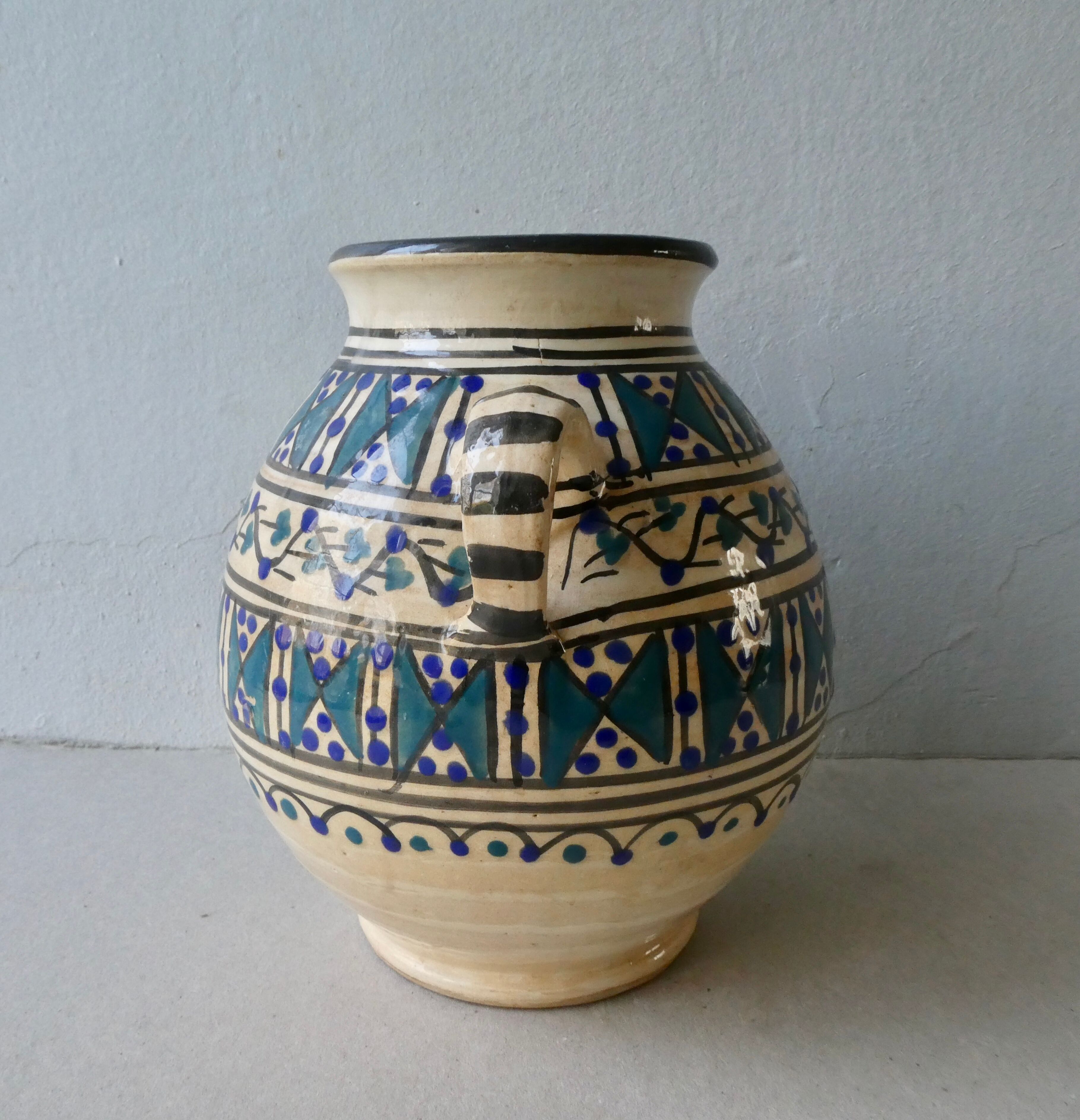Vase, Nabeul pottery