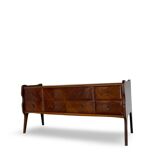 Italian Cantu rosewood chest of drawers, 1950s