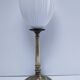 brass glass art deco lamp