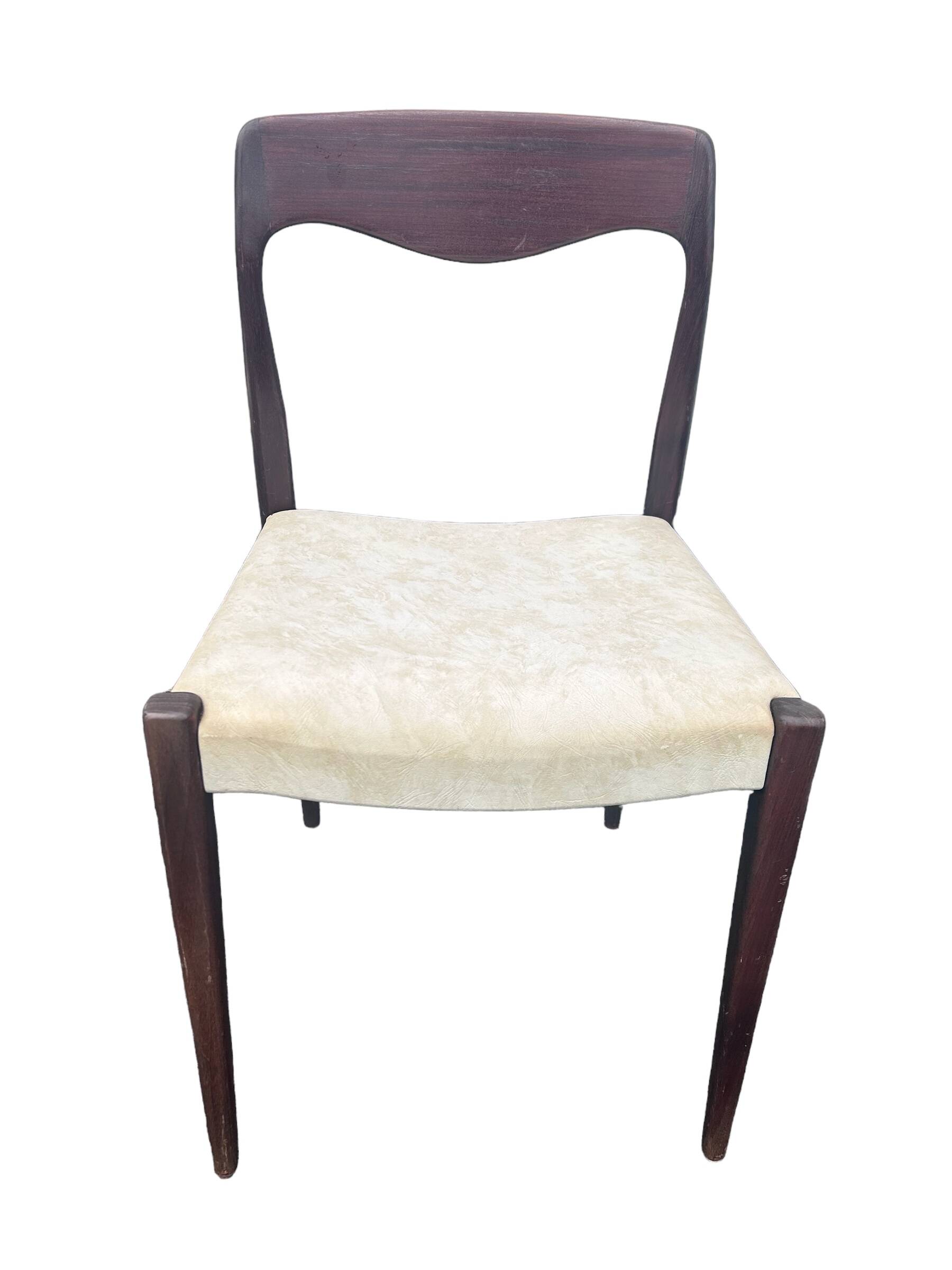 Pair of Scandinavian teak chairs