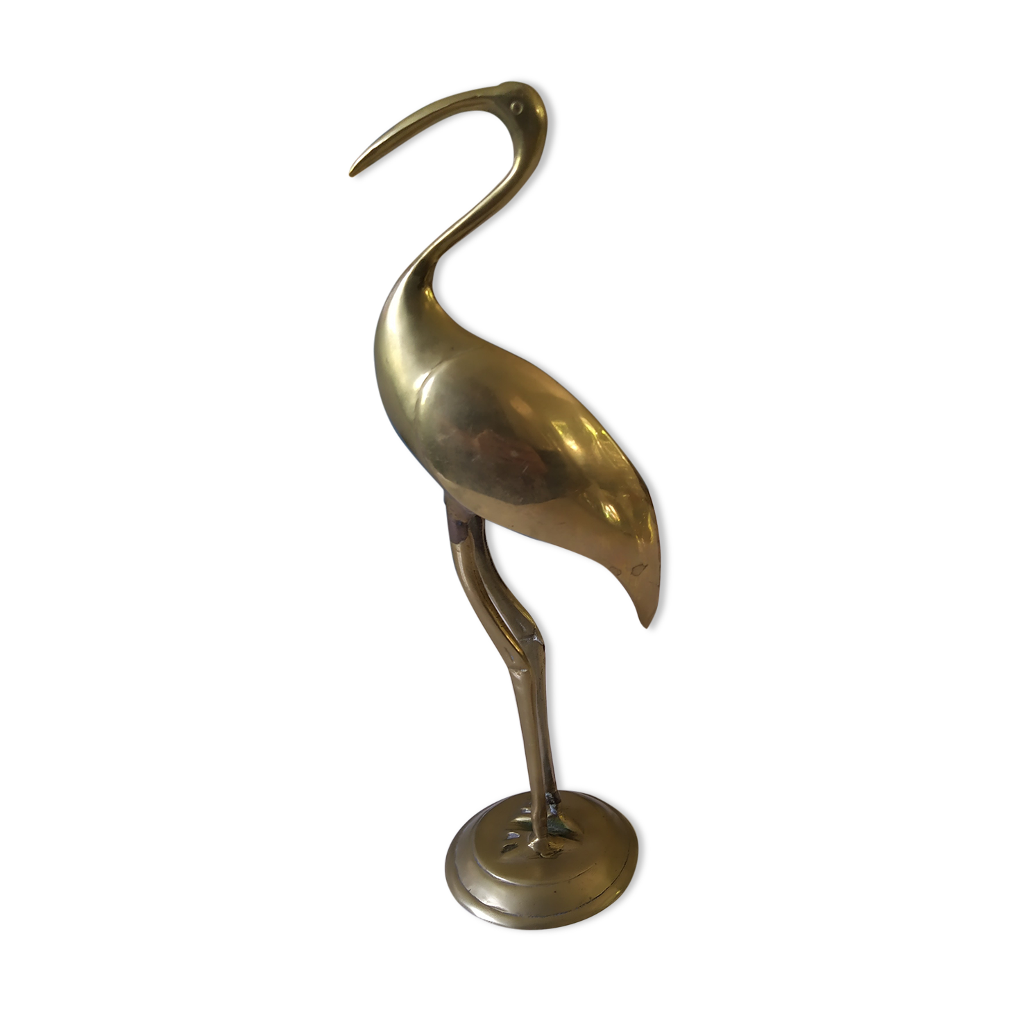 Brass heron