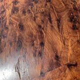 Vintage burl wood coffee table - 1970s