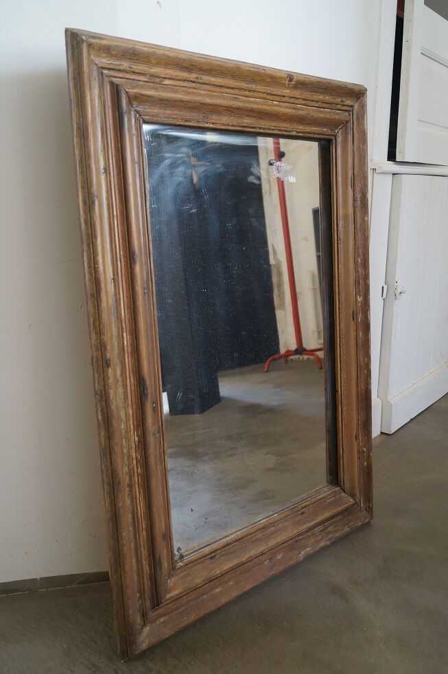 1900 mirror in wood 67x94cm