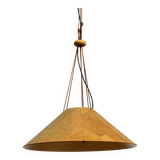 1970s cork ceiling lamp by M-Design | by Willhelm Zanoth and Ingo Maurer