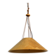 1970s cork ceiling lamp by M-Design | by Willhelm Zanoth and Ingo Maurer