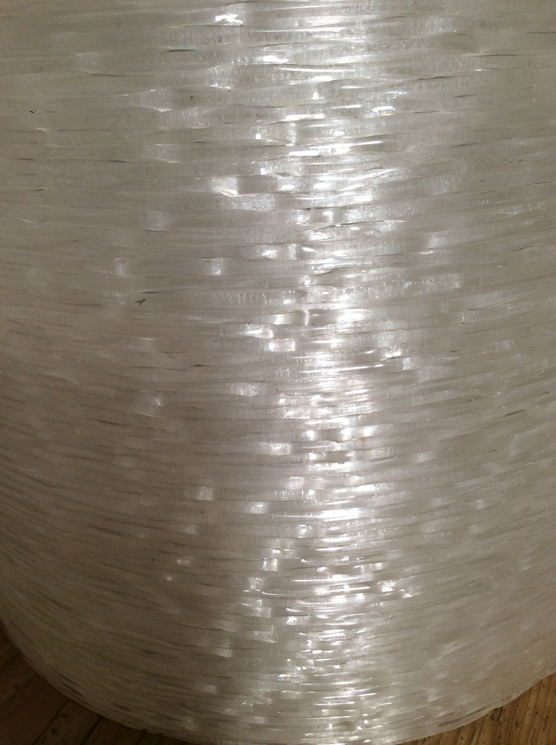 Perspex adjustable hanging 70s