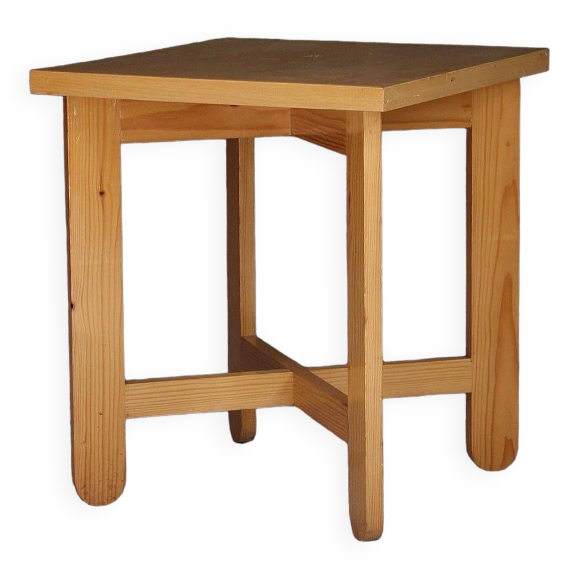 Solid pine coffee table Sweden 1960