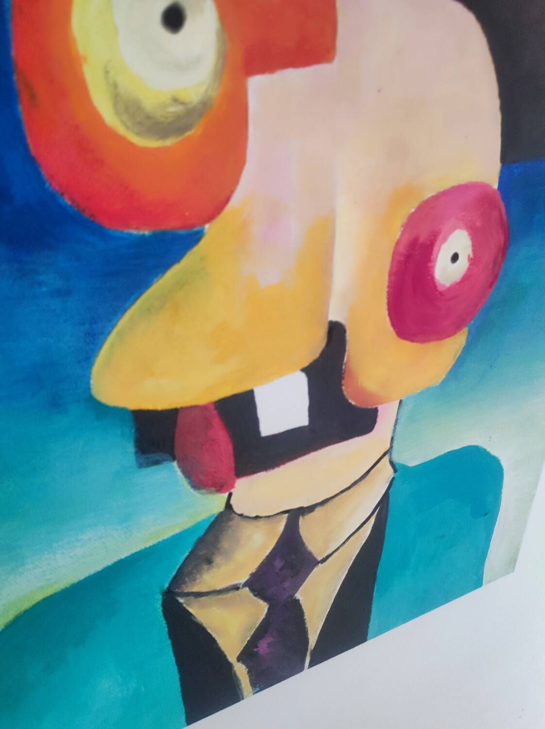 Abstract monster painting