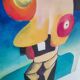 Abstract monster painting