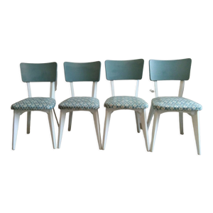 Lot de 4 chaises vintage - monobloc