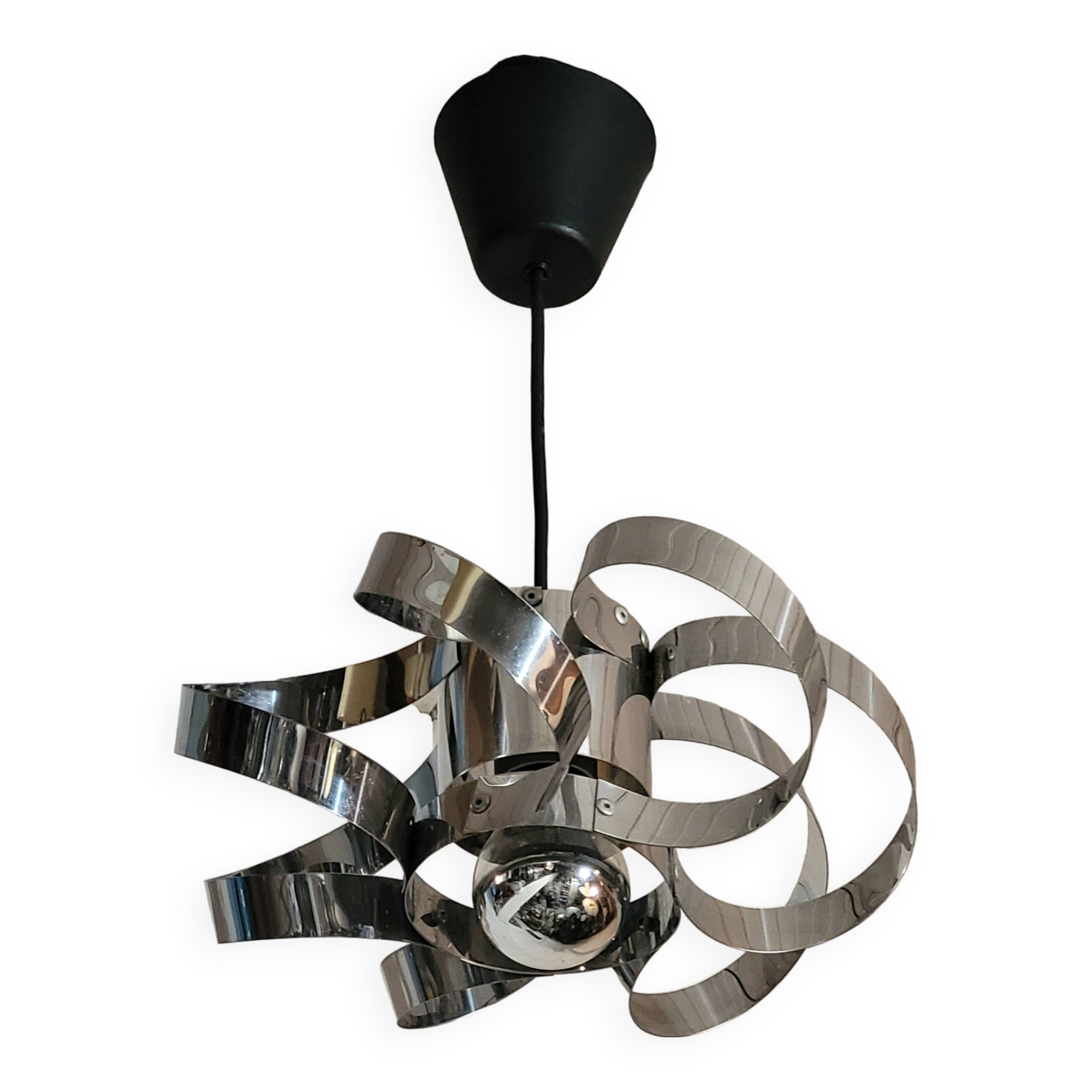 Vintage stainless steel pendant light Tappital Snc