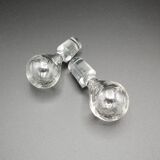 Two liquor decanters