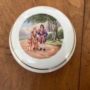 Pfc porcelain jewelry box from france