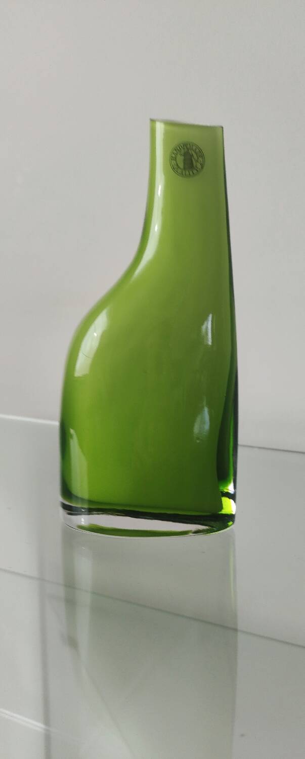 Handcrafted glass vase