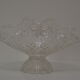 Vintage Crystal Glass Bowl,Glasswork Novy Bor,1950's.